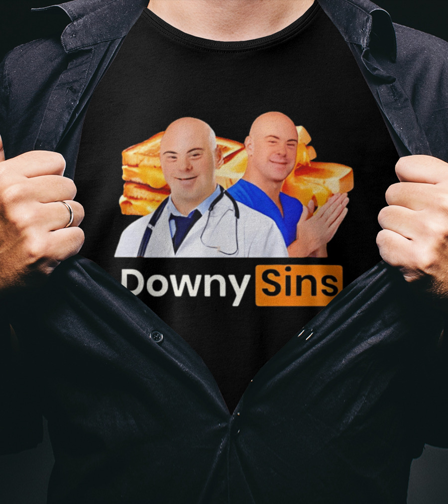 DownySins Meme Parody With Toast T-Shirt