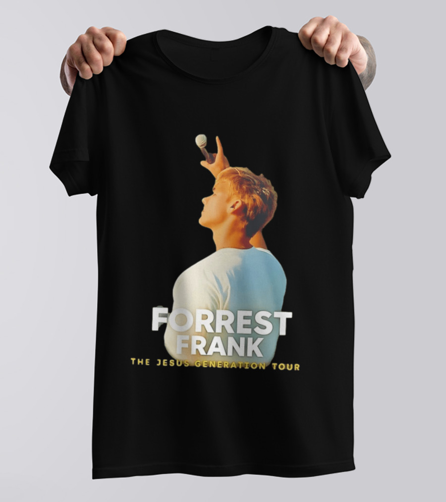 Forrest Frank The Jesus Generation Tour Microphone Pose T-Shirt