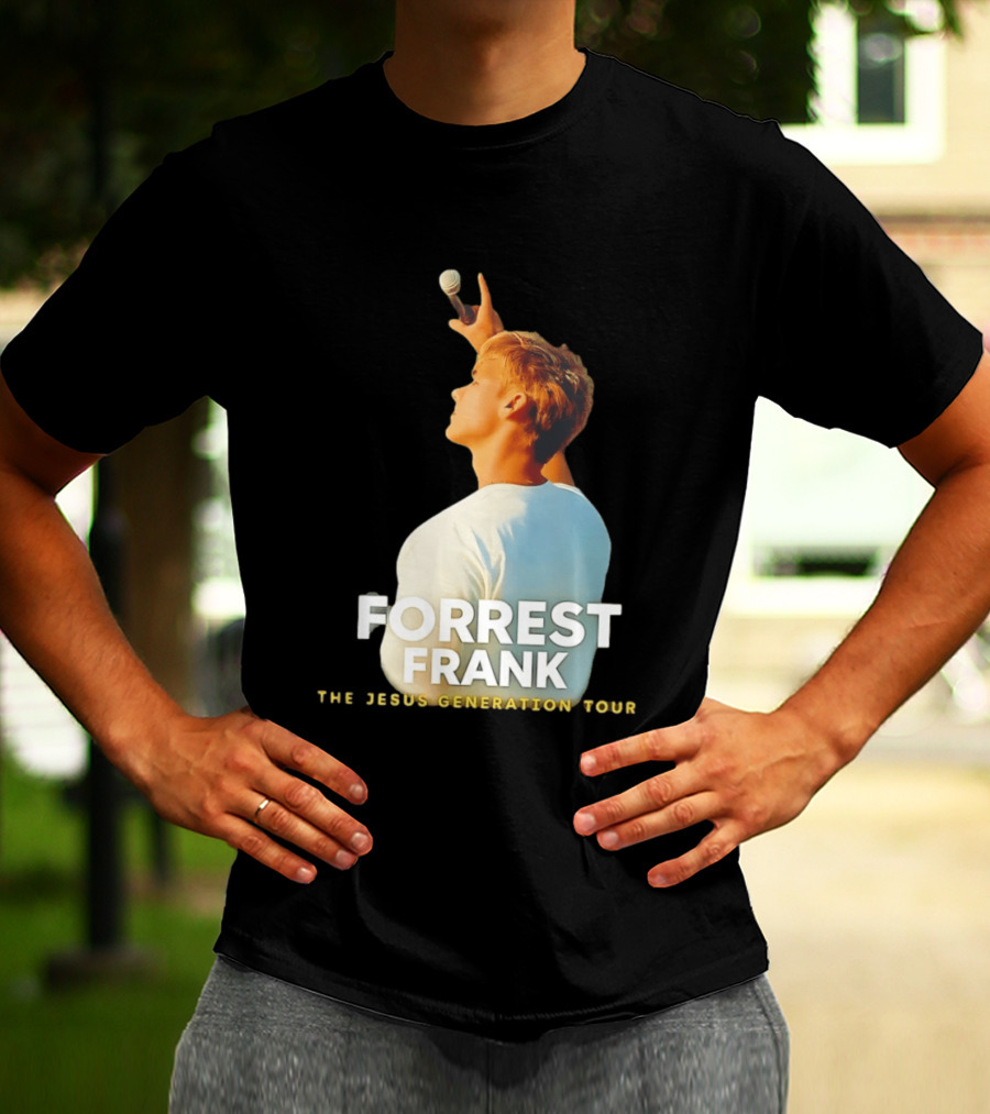 Forrest Frank The Jesus Generation Tour Microphone Pose T-Shirt