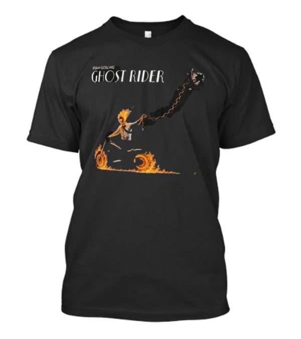 Ryan Gosling Ghost Rider Fiery Chain Journey T-Shirt