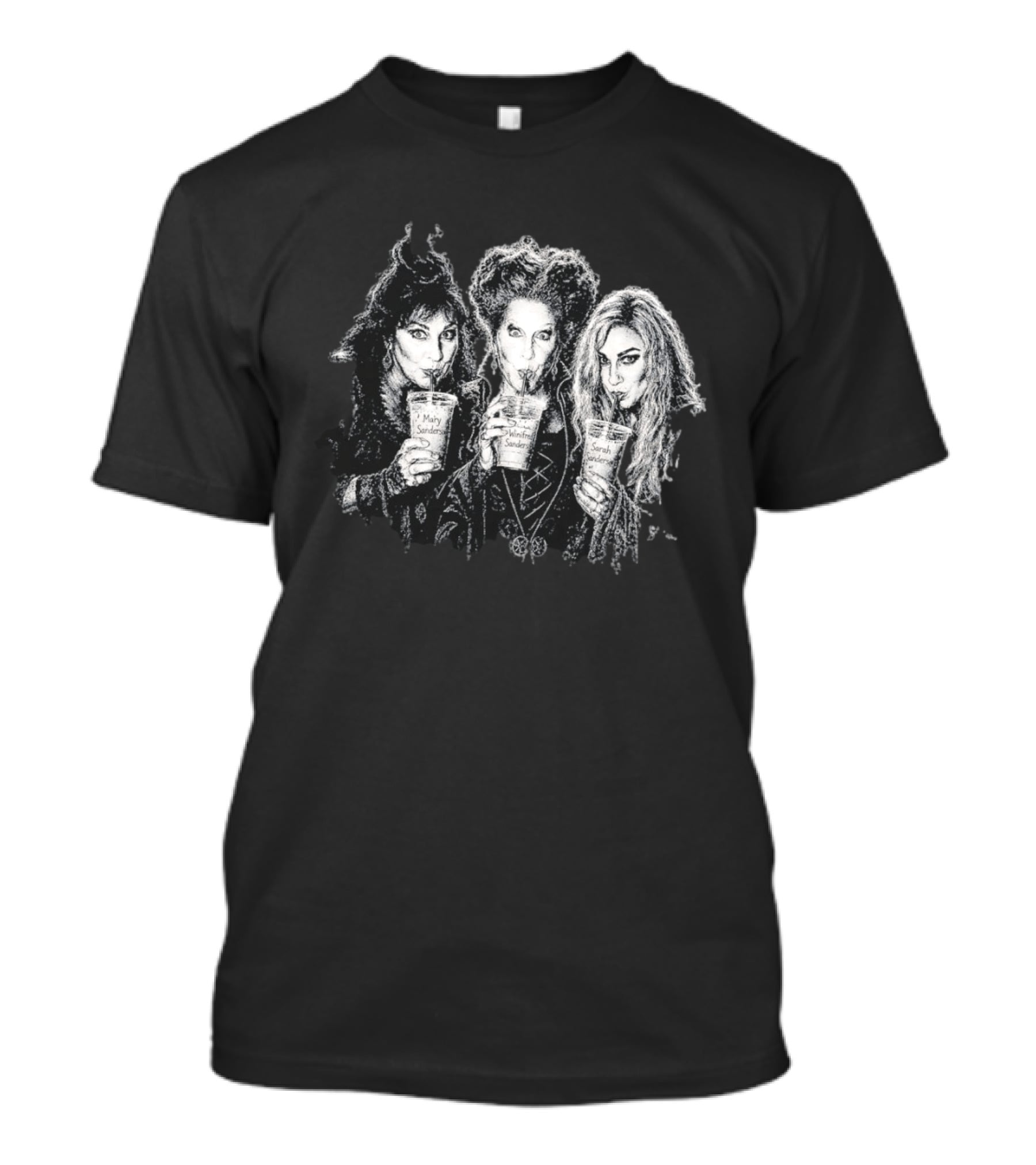 Hocus Pocus Sanderson Sisters Mary Winifred Sarah Iced Coffee Disney Halloween 2026 T-Shirt