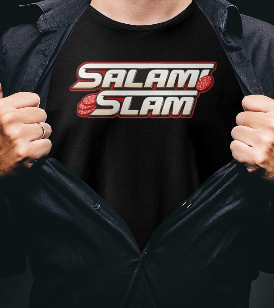 Salami Slam SummerSlam WWE Bold Iconic Wrestling T-Shirt