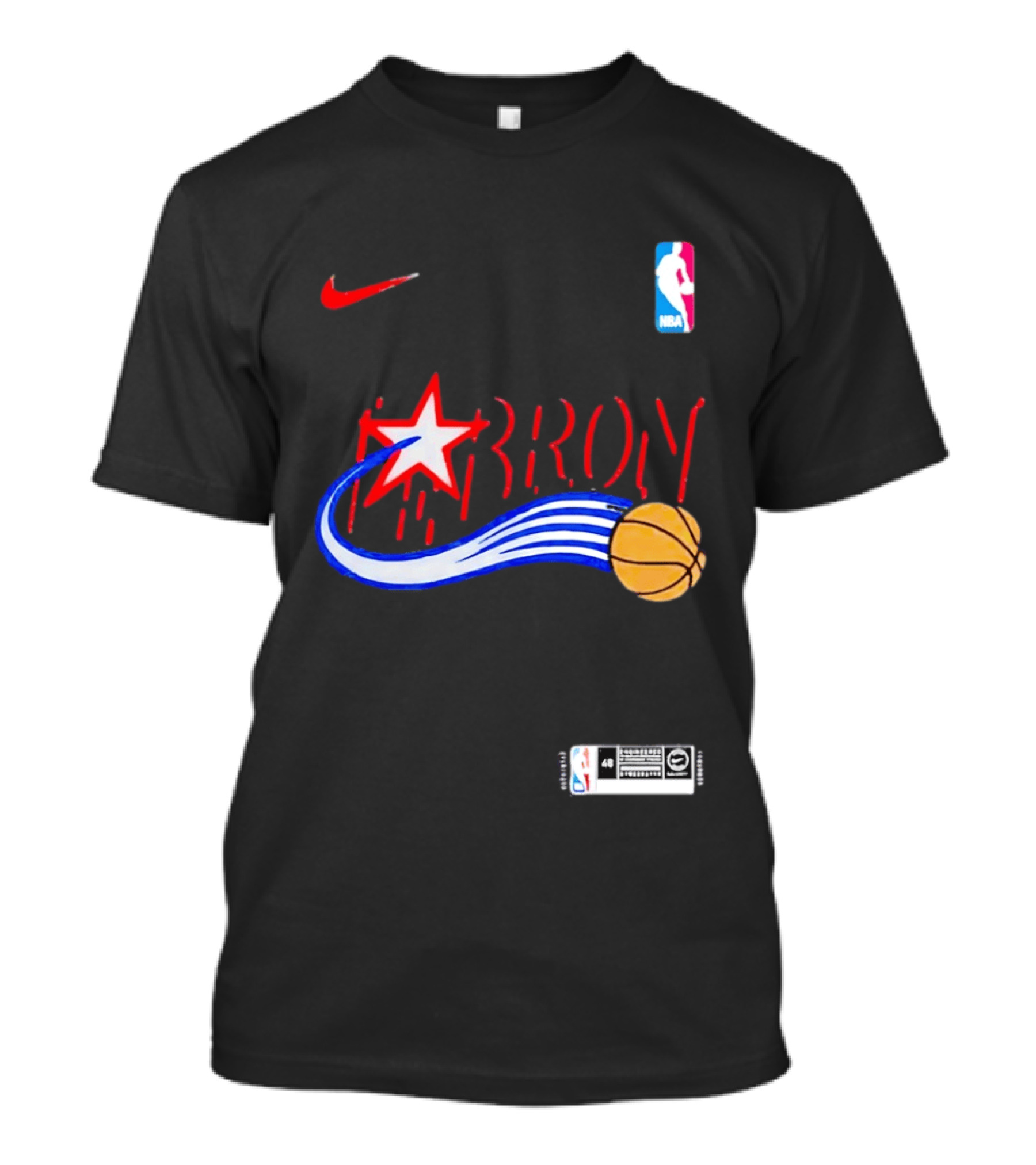 Nike NBA LeBron Star Basketball Graphic Philadelphia 76ers T-Shirt