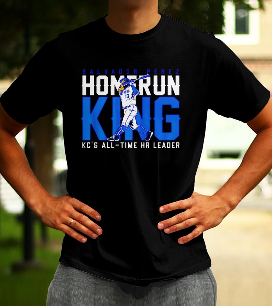 Salvador Perez Homerun King KC's All Time HR Leader T-Shirt