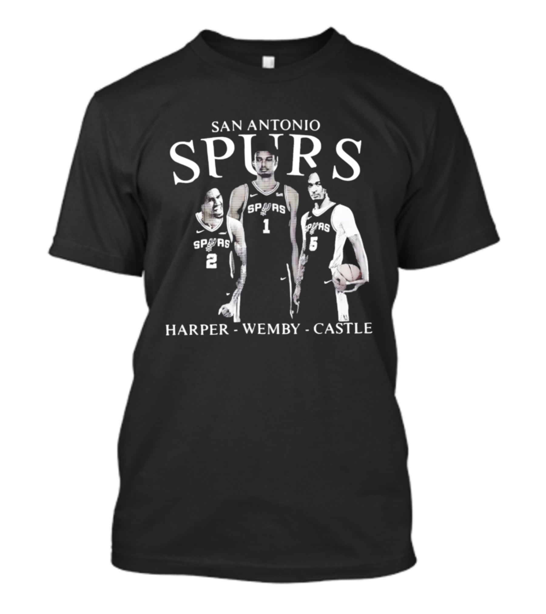 San Antonio Spurs Harper Wemby Castle T-Shirt