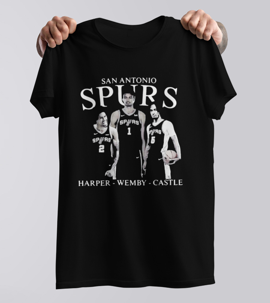 San Antonio Spurs Harper Wemby Castle T-Shirt