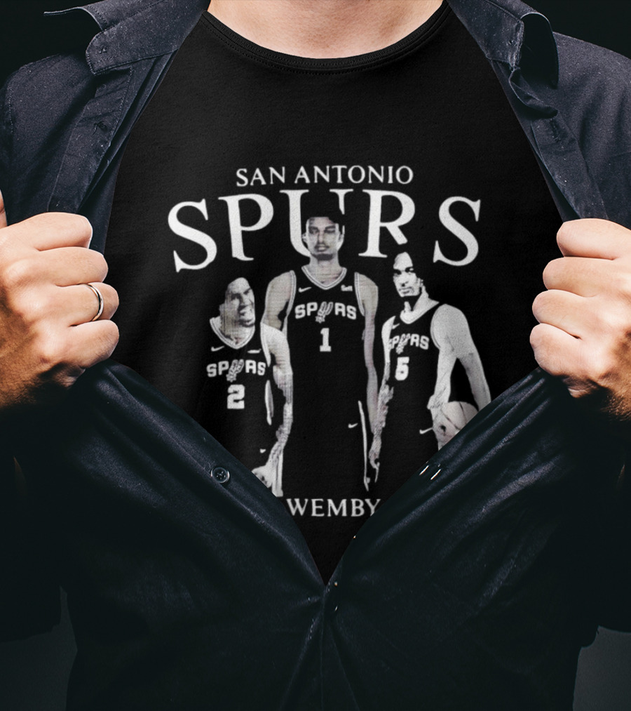 San Antonio Spurs Harper Wemby Castle T-Shirt