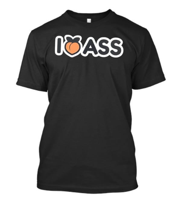 I Peach Ass Fun Emoji Wordplay Humor T-Shirt