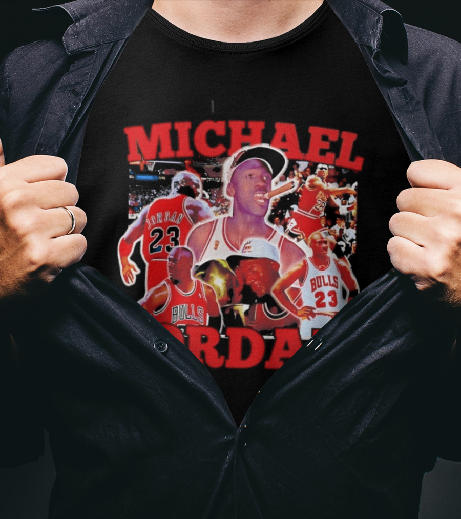 Michael Jordan 23 Bulls 90s T-Shirt
