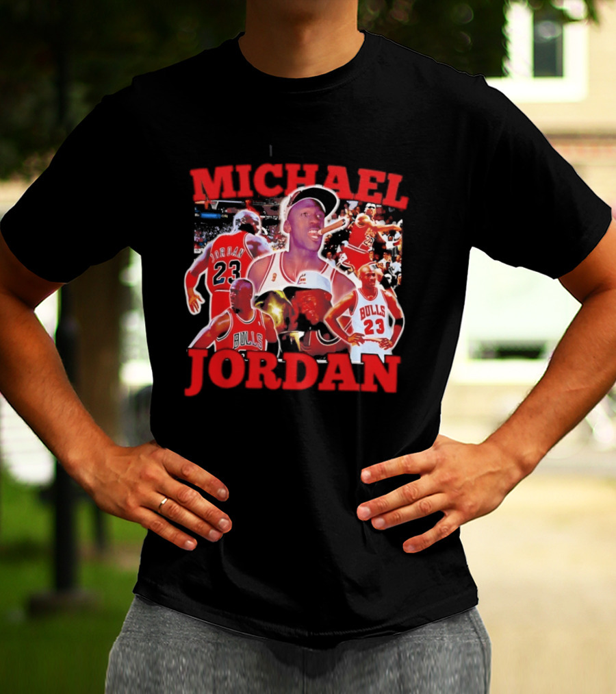 Michael Jordan 23 Bulls 90s T-Shirt