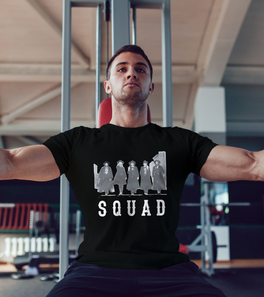 SQUAD Western Movie Characters Clint Eastwood Cowboy T-Shirt
