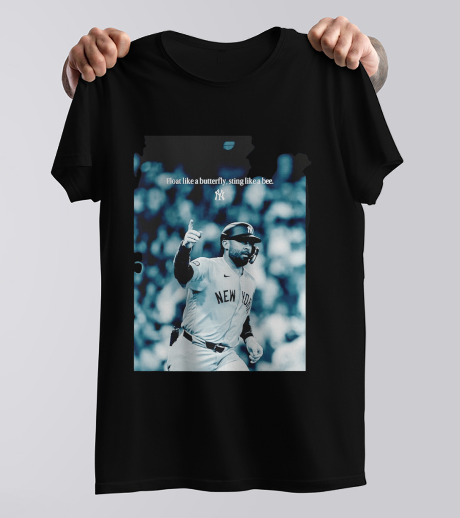 New York Yankees Float Like A Butterfly Sting Like A Bee T-Shirt