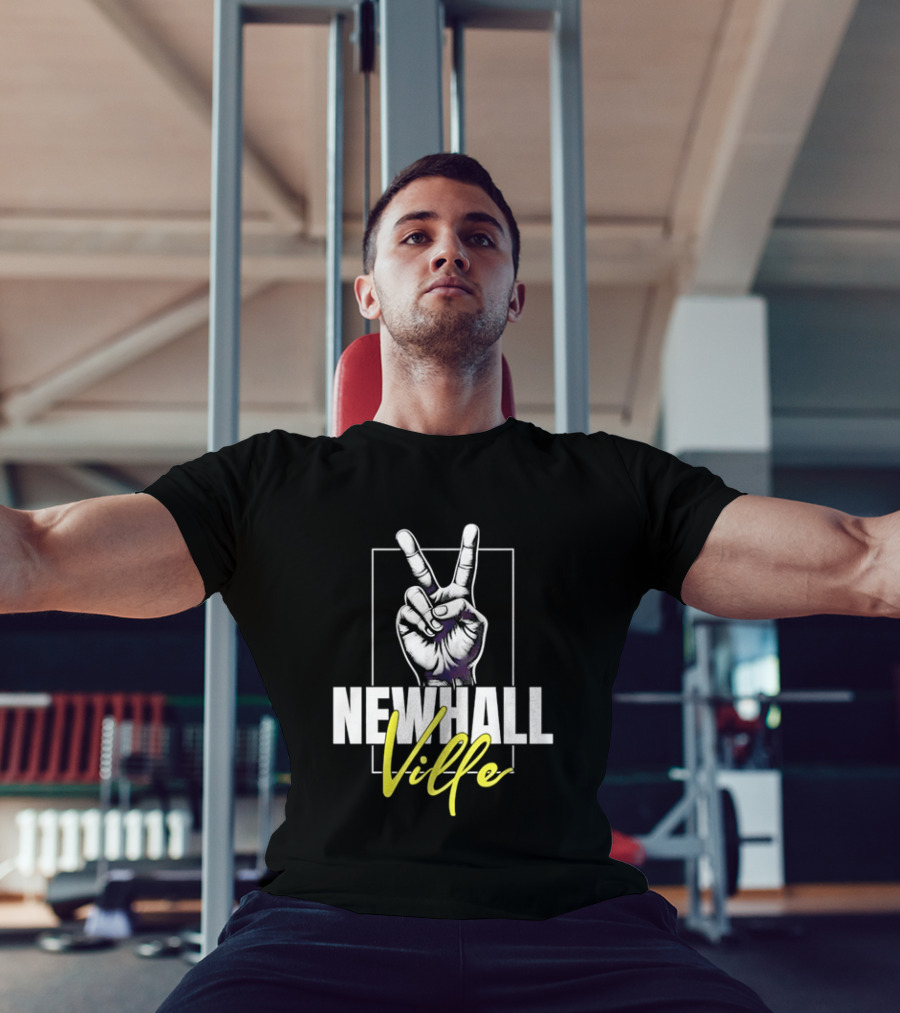 Newhall Ville Peace Gesture Hand T-Shirt