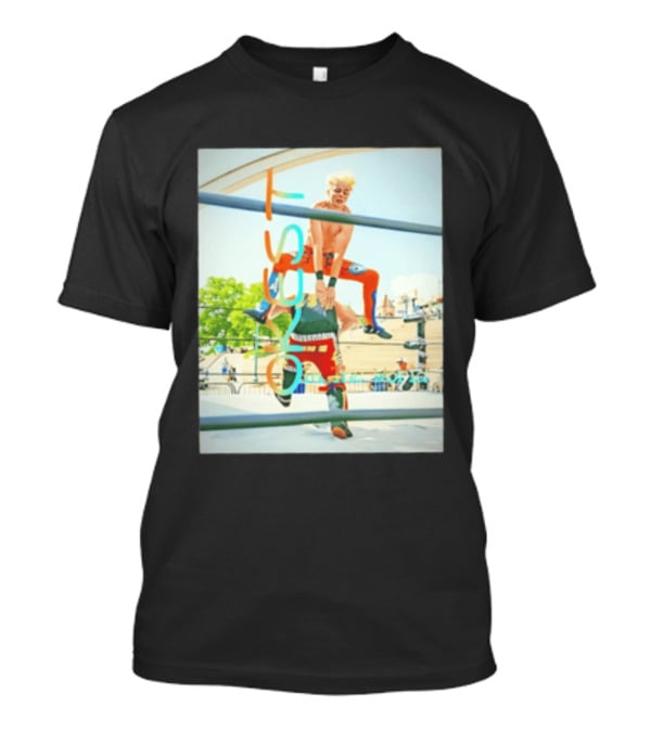 OKest Leapfrog In The World Wrestling Event Colorful Spectacle T-Shirt