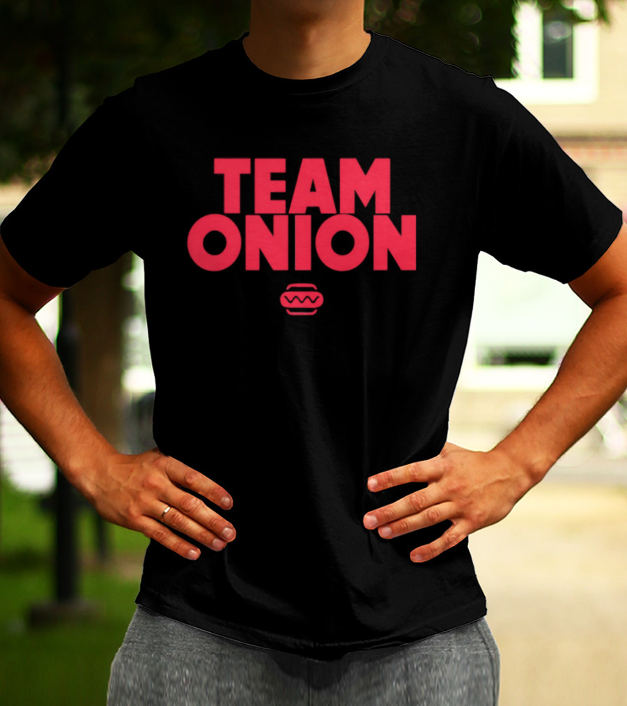 Team Onion Hot Dog Lovers Unite T-Shirt