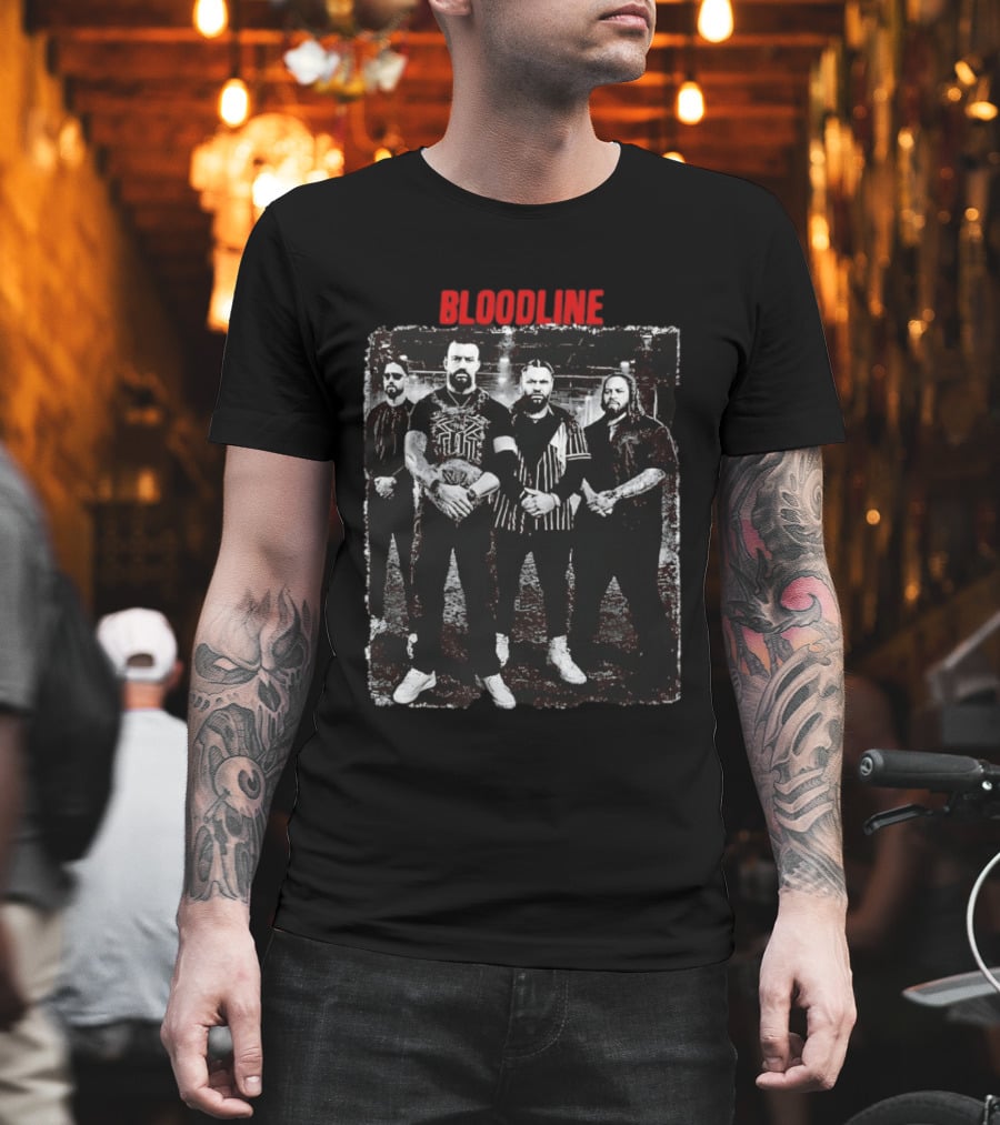 Bloodline WWE Wrestling Stable Featuring Roman Reigns T-Shirt