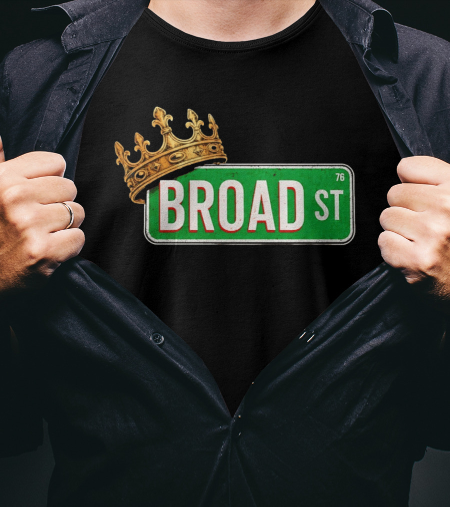 Philadelphia 76ers Broad Street 76 King Crown T-Shirt