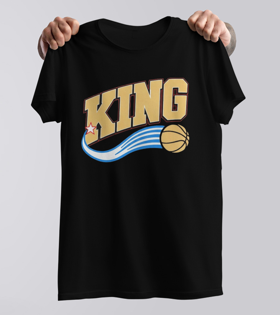 Philadelphia 76ers King Basketball Lebron James T-Shirt