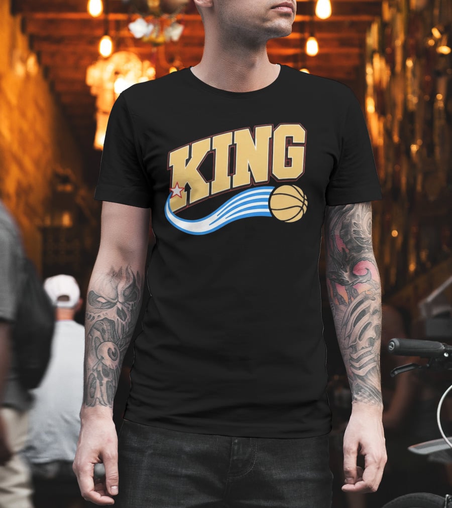 Philadelphia 76ers King Basketball Lebron James T-Shirt