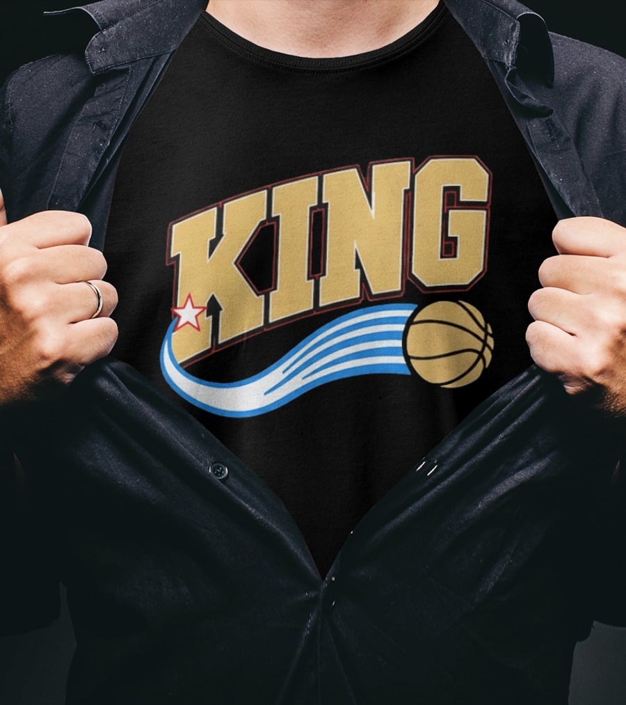 Philadelphia 76ers King Basketball Lebron James T-Shirt