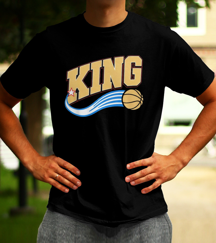 Philadelphia 76ers King Basketball Lebron James T-Shirt