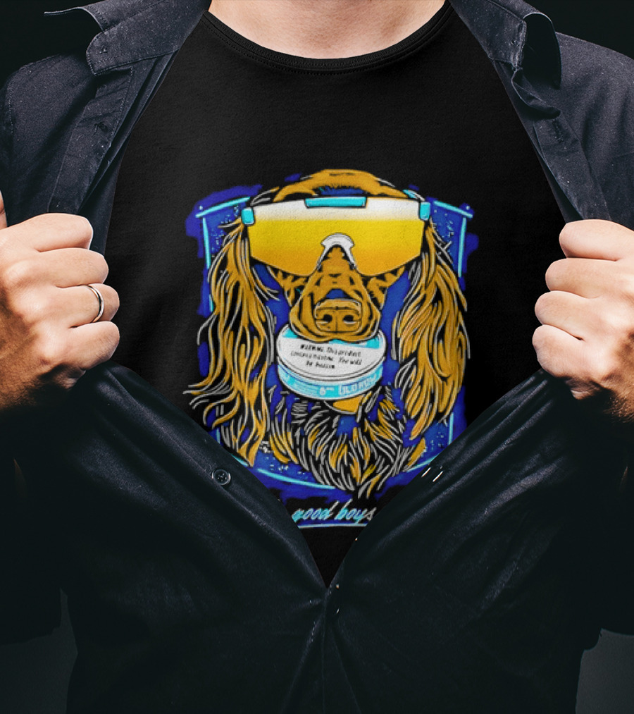 The Good Boys Club Dog Sunglasses Tin T-Shirt