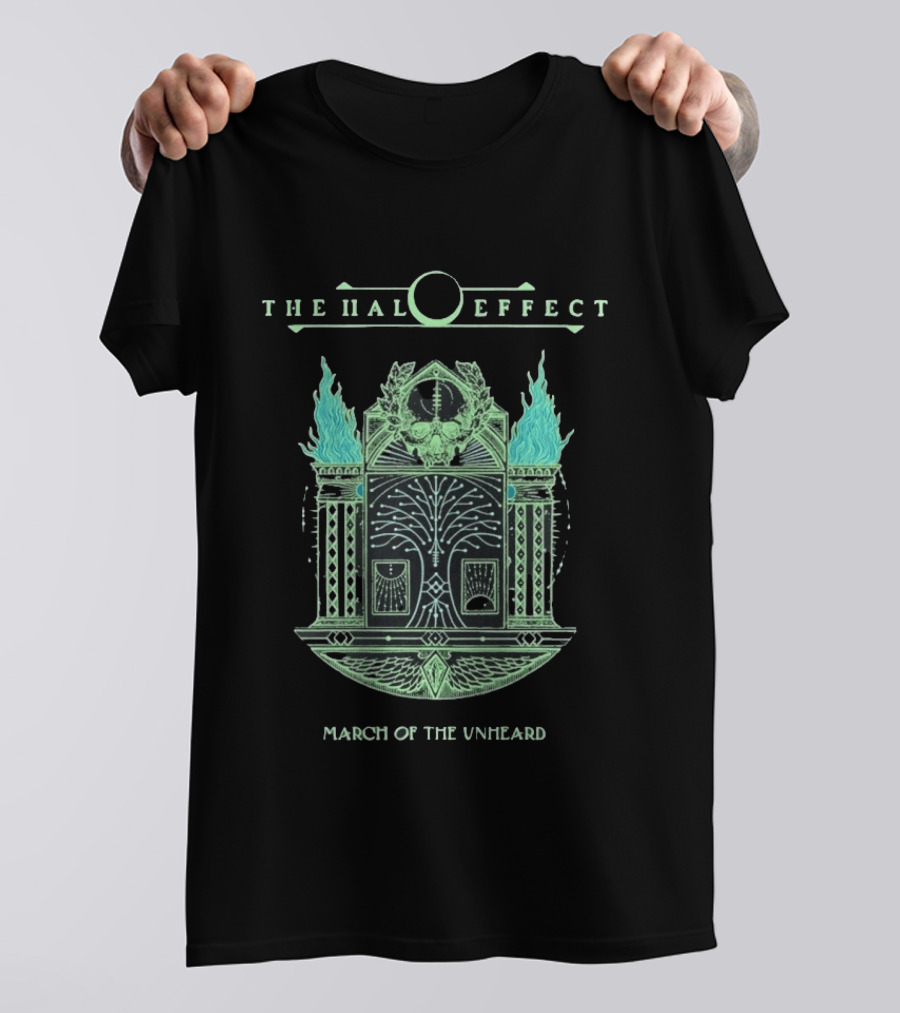 The Halo Effect March Of The Unheard Mystical Portal And Flames T-Shirt