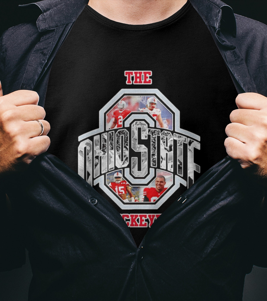 Ohio State Buckeyes Football Collage Ohio State T-Shirt