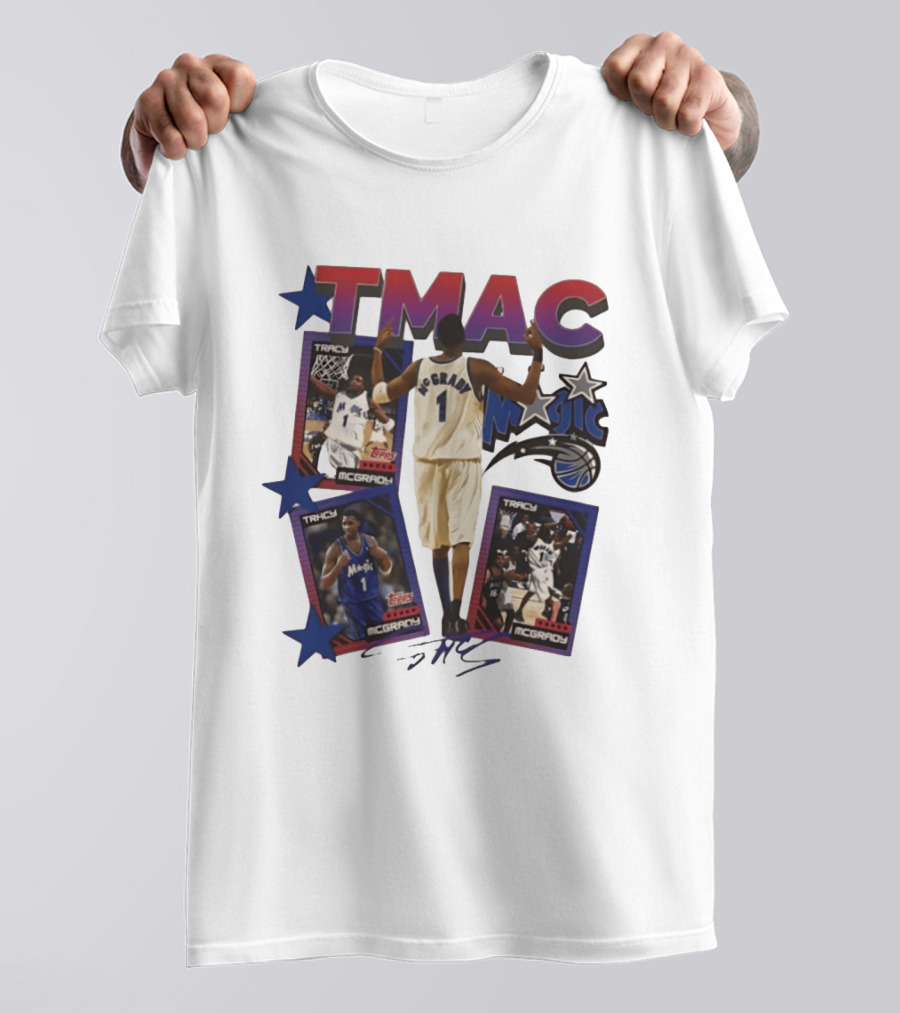 TMAC Tracy McGrady Magic Basketball Legends T-Shirt