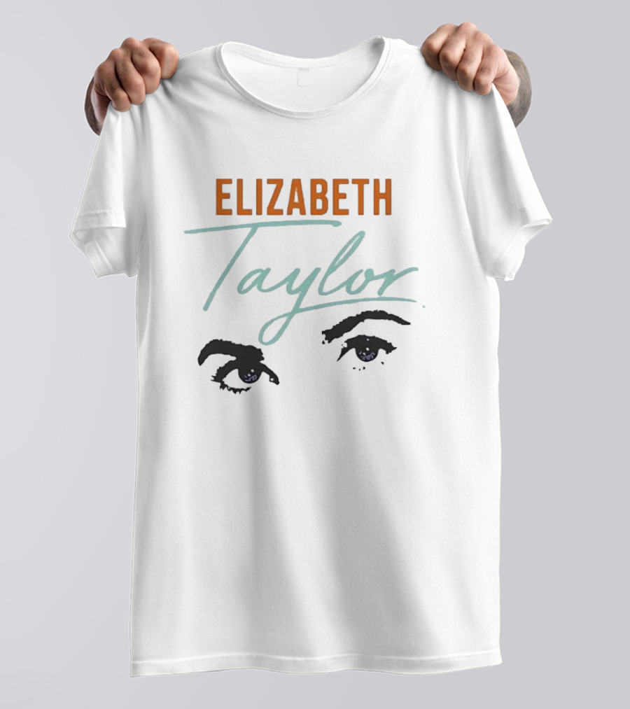 Elizabeth Taylor Iconic Eyes And Signature T-Shirt