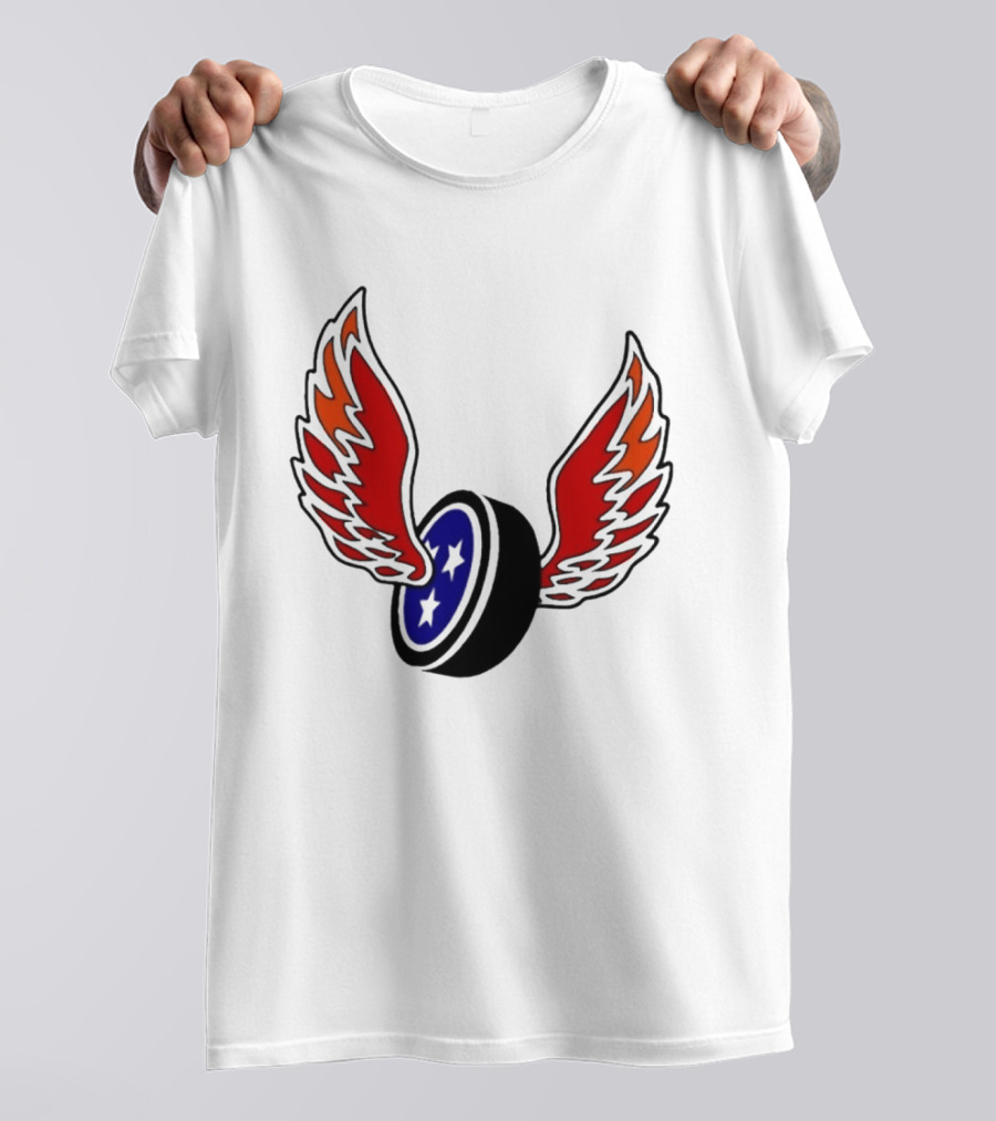 Joey Aguilar Knoxville Speed Three Star Winged Wheel T-Shirt