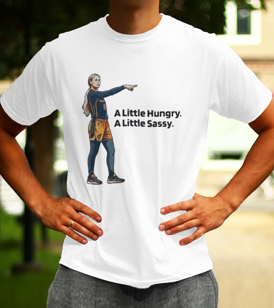 Sophie Cunningham A Little Hungry A Little Sassy Basketball T-Shirt