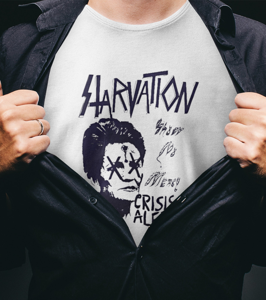 Starvation Sheer Mercy Crisis Alert T-Shirt