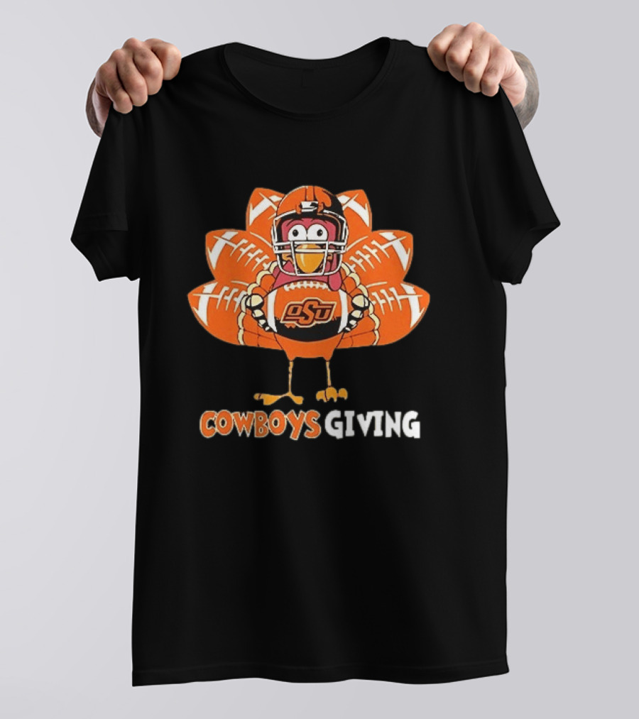 CowboysGiving Oklahoma State OSU Turkey Football Thanksgiving 2025 T-Shirt