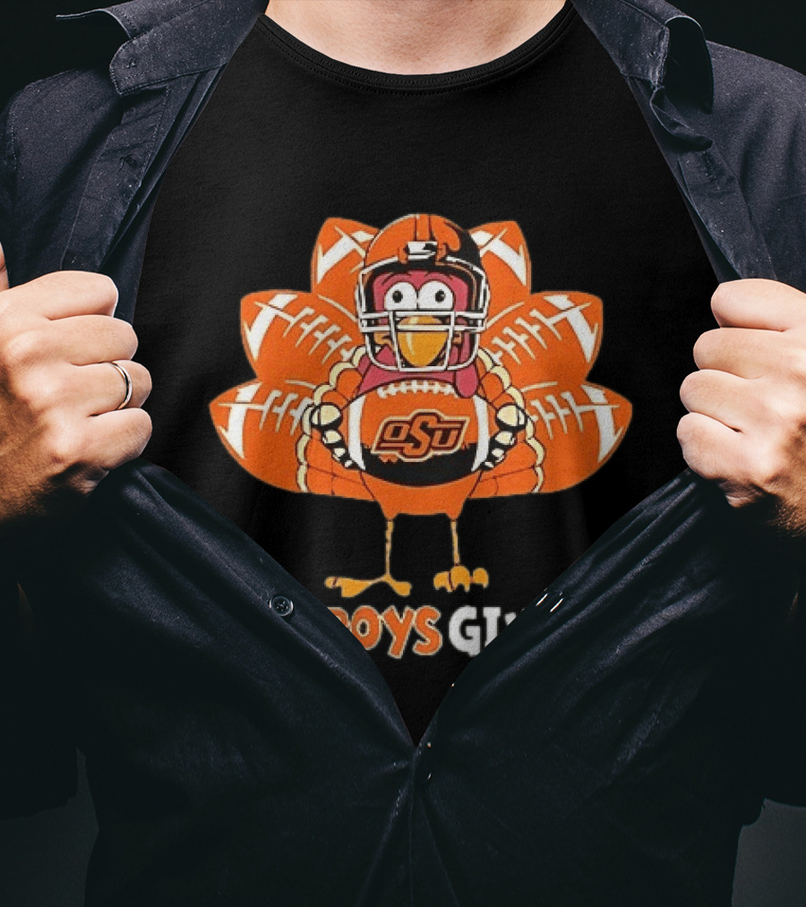 CowboysGiving Oklahoma State OSU Turkey Football Thanksgiving 2025 T-Shirt