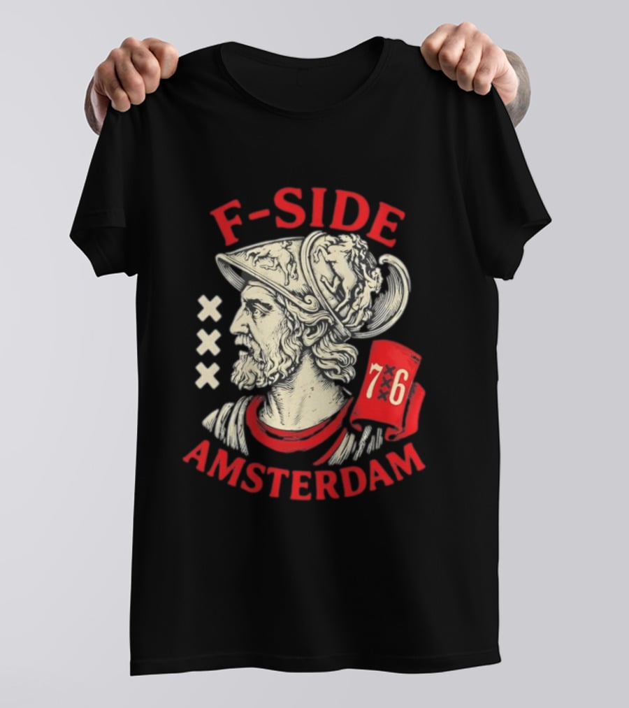 F Side Amsterdam Warrior Helmet 76 T-Shirt