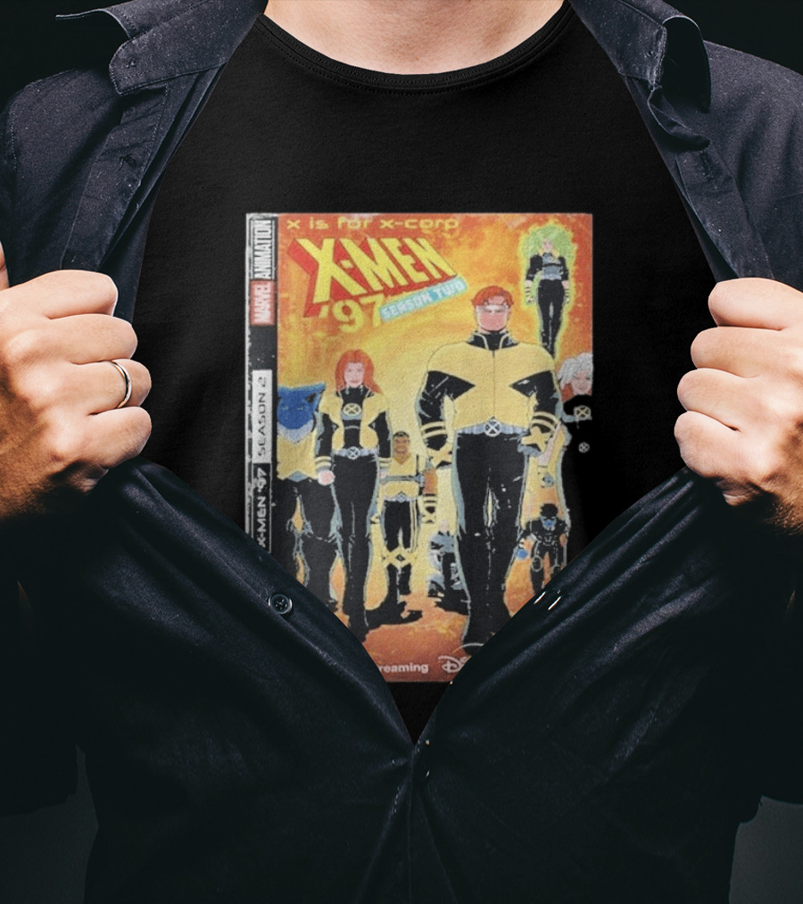 X Men 97 Season 2 X Corp Costumes Polaris Marvel Animation Disney Plus T-Shirt