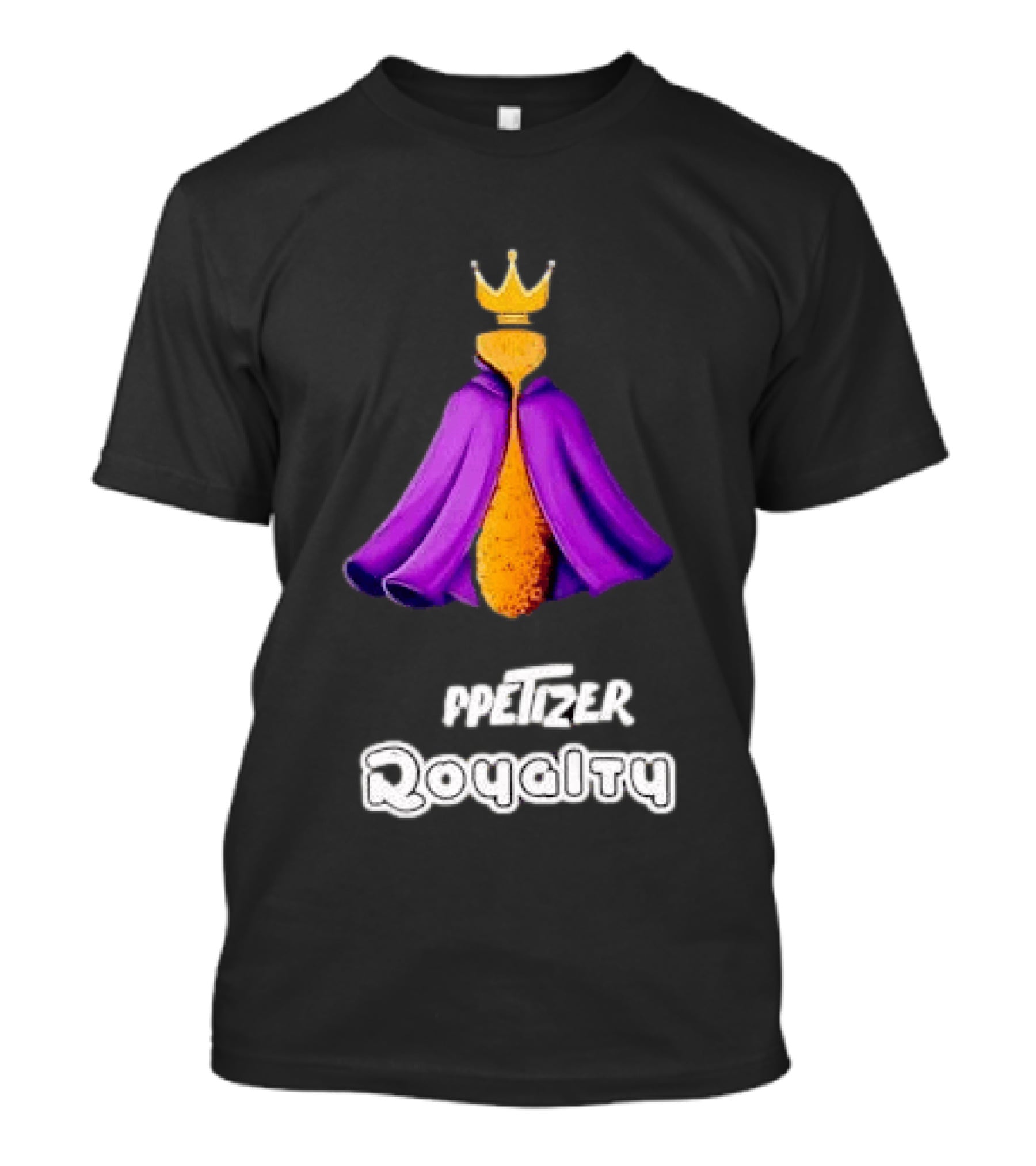 Crowned Nugget Appetizer Royalty Kingscape T-Shirt