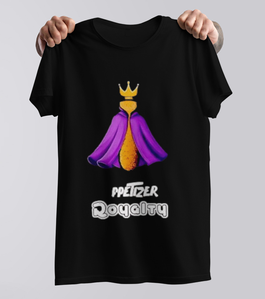 Crowned Nugget Appetizer Royalty Kingscape T-Shirt