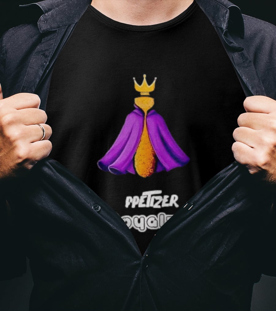 Crowned Nugget Appetizer Royalty Kingscape T-Shirt