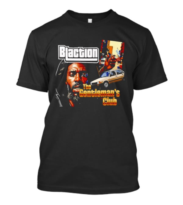 Blaction The Gentleman's Club Smoking Man Beige Sedan T-Shirt