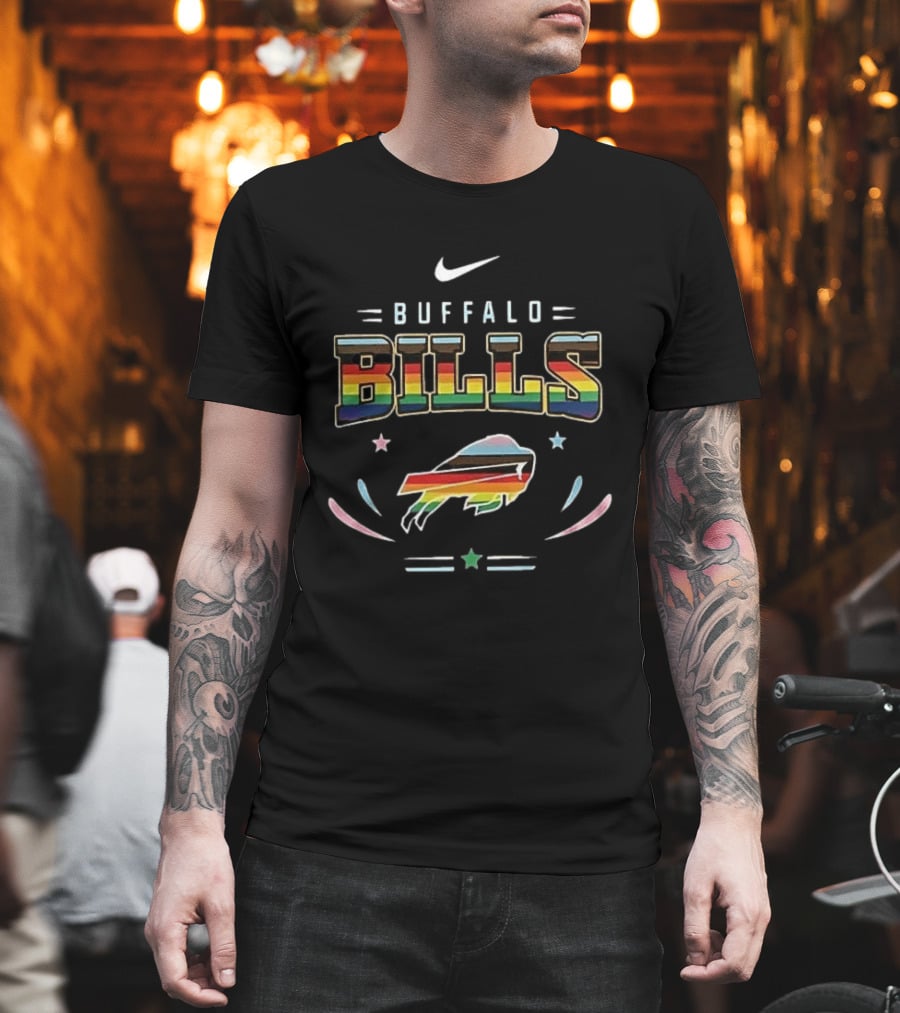 Accept Understand Love Buffalo Bills 2026 LGBT Pride Nike T-Shirt