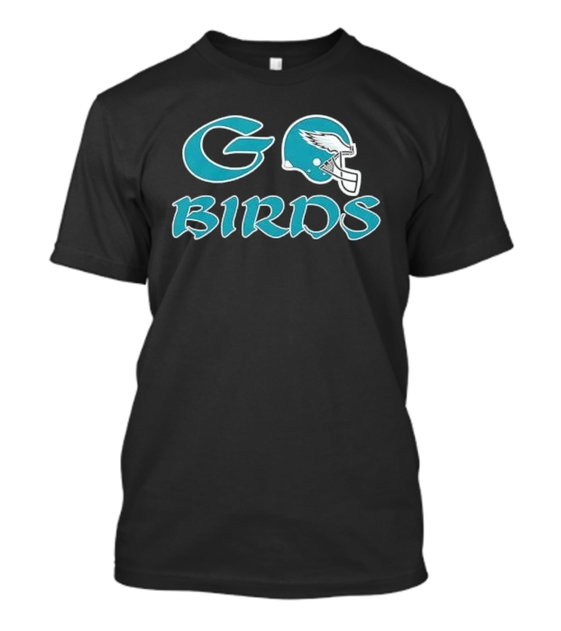 Go Birds Philadelphia Eagles Helmet Football Fan Spirit T-Shirt