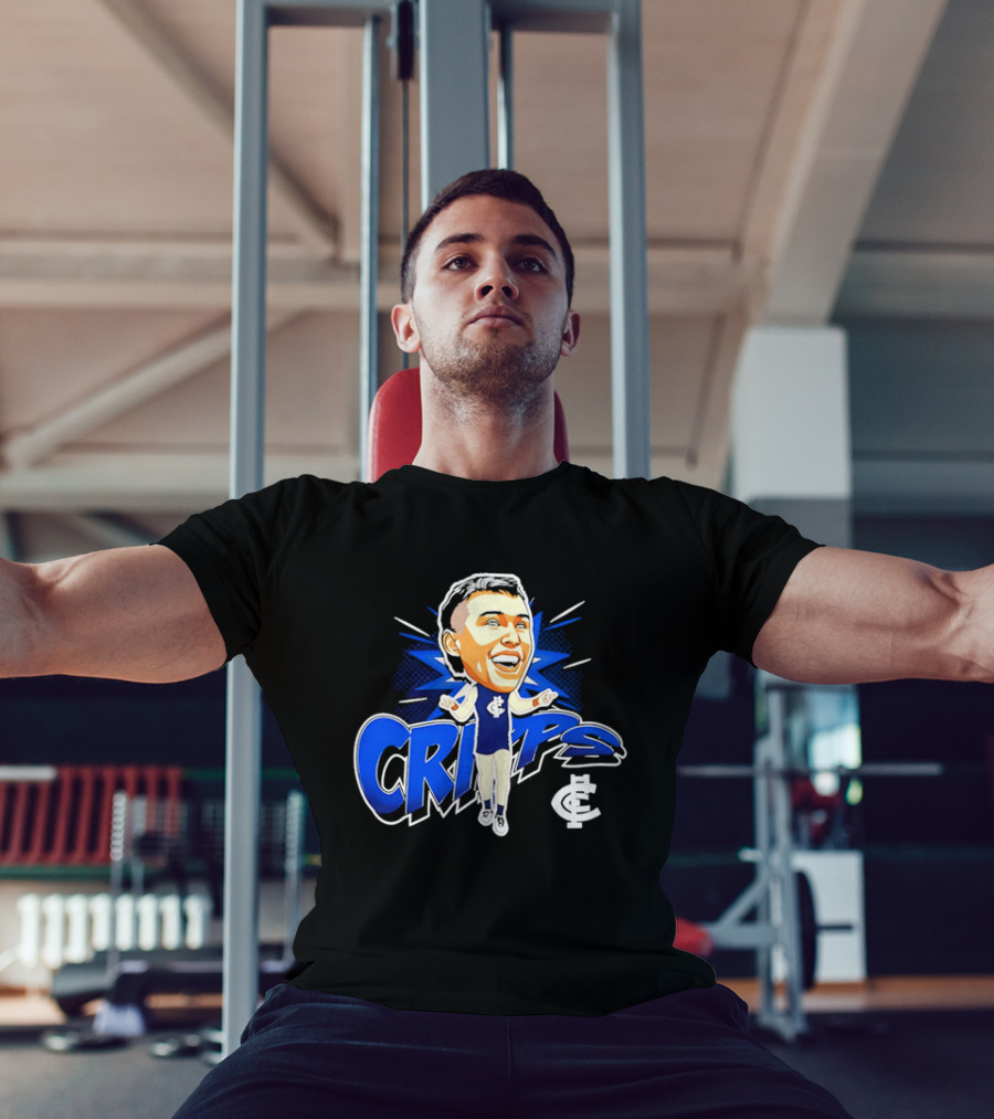 Carlton Football Club Patrick Cripps Caricature Cripps T-Shirt