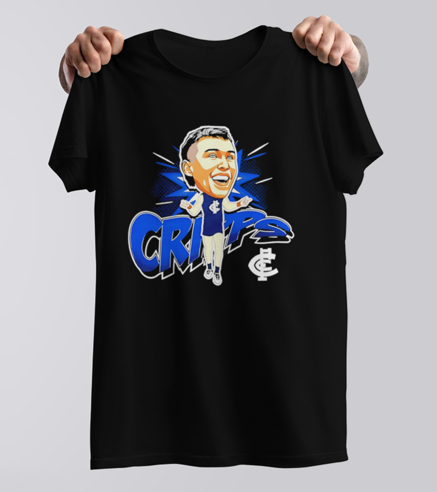 Carlton Football Club Patrick Cripps Caricature Cripps T-Shirt