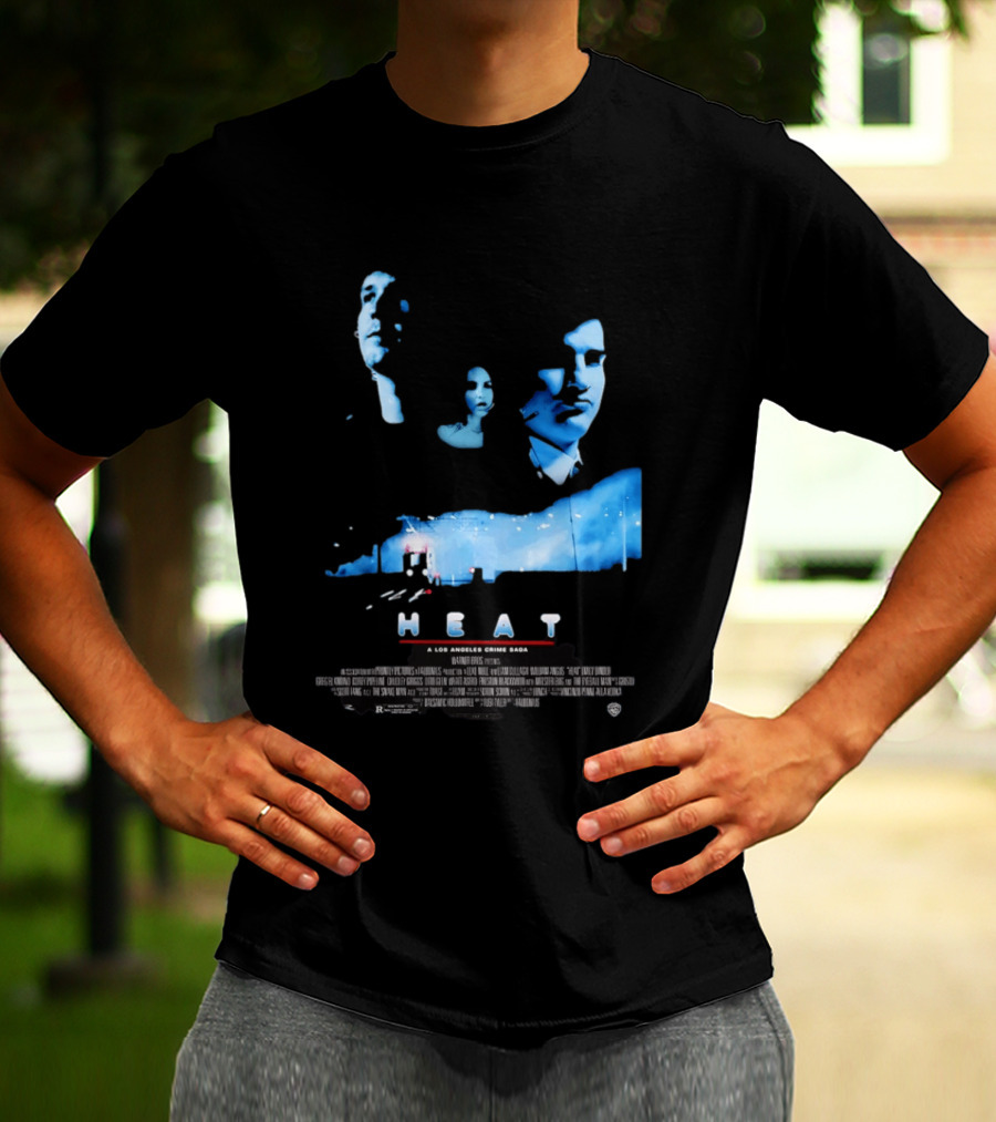 Heat A Los Angeles Crime Saga Luke Null Film Visages And Cityscape T-Shirt