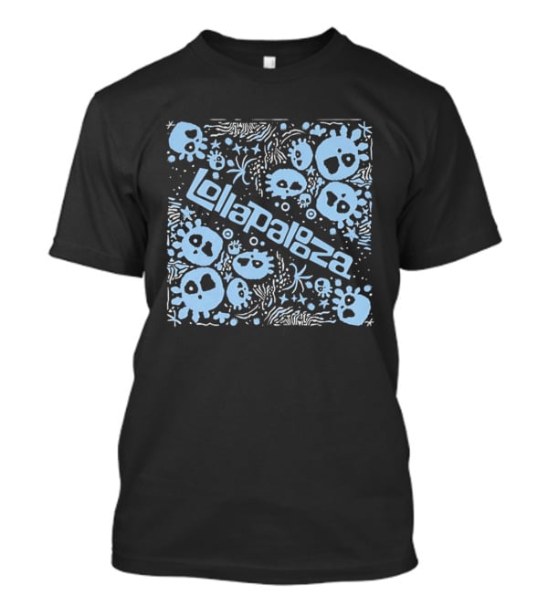 Lollapalooza Blue Skulls Festival T-Shirt