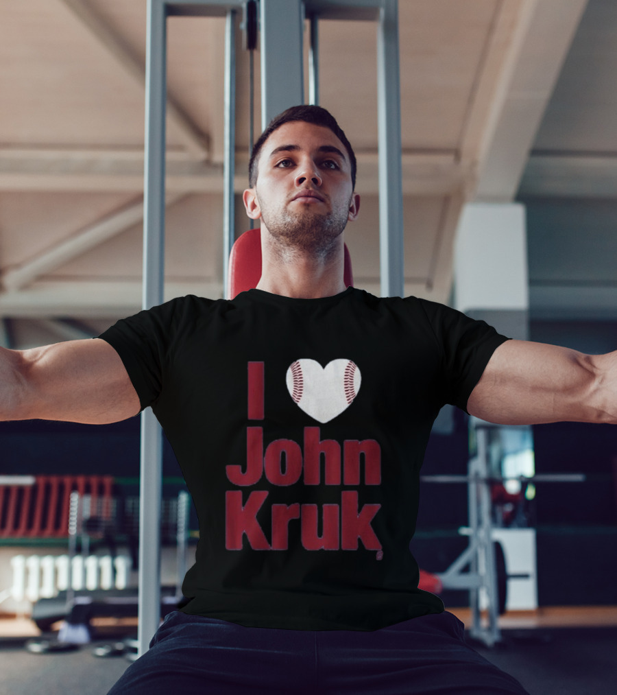 I Heart John Kruk Baseball Fan Favorite T-Shirt