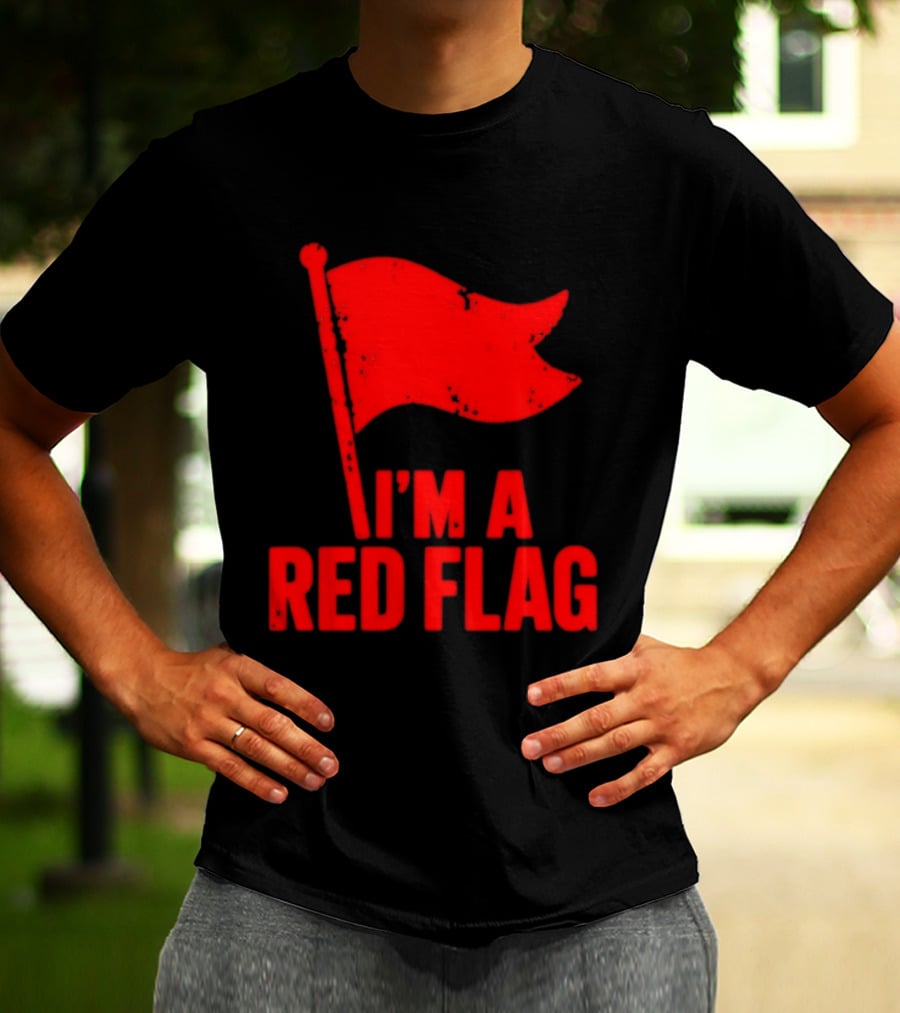 I'm A Red Flag Dating Humor Sarcastic Relationship T-Shirt