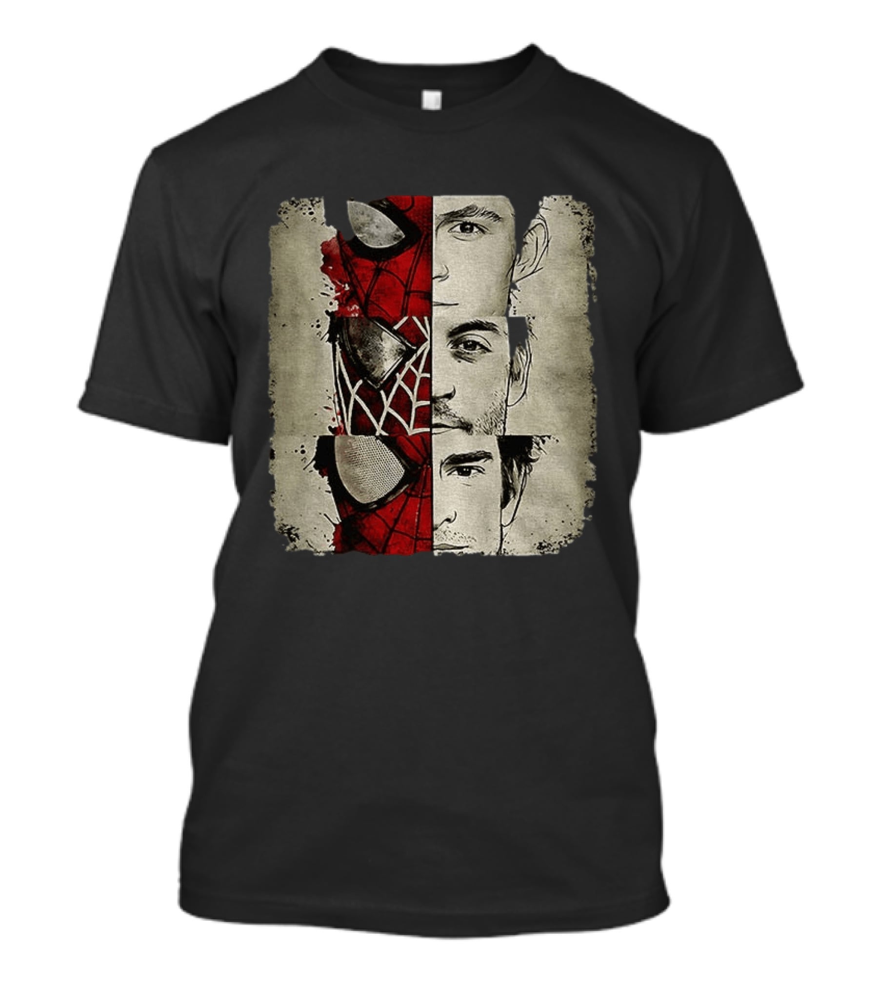 Marvel Avengers Spider Man No Way Home Three Peter Parker Faces Disneyland T-Shirt